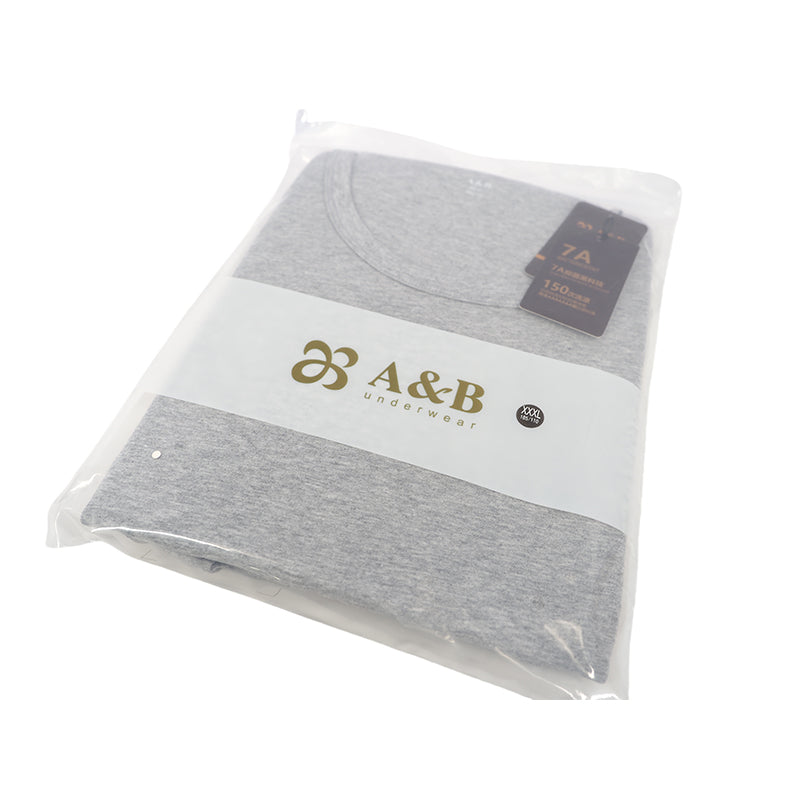 AB Class 7A Antibacterial Comfort stretch cotton crew-neck suit for men Starting batch 200  Thermal underwear autumn and winter