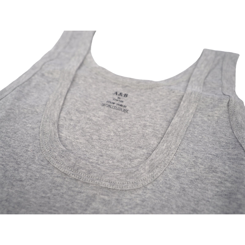AB Cotton silky vest for men Starting batch 200  Elastic base vest pure cotton